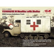 ICM35414  V3000S/SS M Maultier with shelter, German ambulance truck
