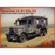 Бронетехника и артиллерия ICM35467 Henschel 33 D1 Kfz.72 WWII German radio communication truck