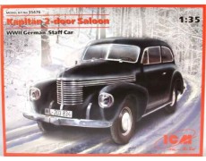 Збірна модель1:35 Німецький автомобіль Капітан седан дводверний часів Другої світової війни ICM 35476