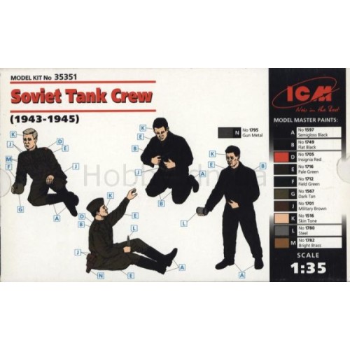 Фигуры и миниатюры Советский танковый экипаж (1943-1945)