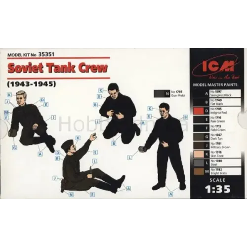 Фигуры и миниатюры Советский танковый экипаж (1943-1945)