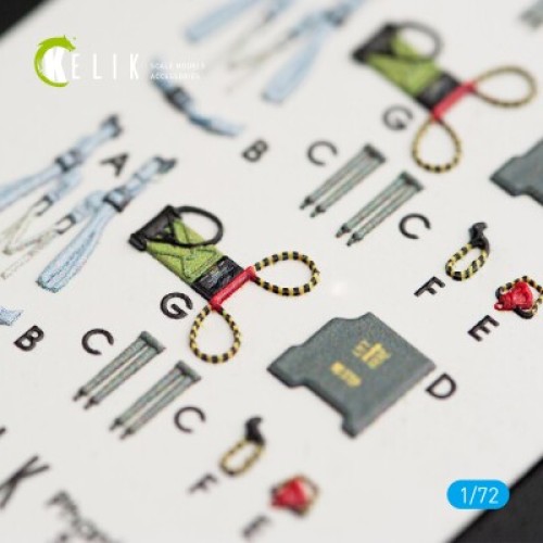 Декали F-4C "Phantom II" 3D декаль интерьер для комплекта FineMolds 1:72 КЕЛИК K72007