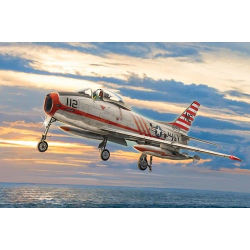 Сборная модель самолета Cборная модель 1:48 Самолет North American FJ-2:3 Fury Италери 2811 1:48