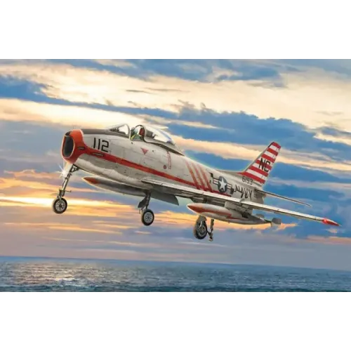 Сборная модель самолета Cборная модель 1:48 Самолет North American FJ-2:3 Fury Италери 2811 1:48