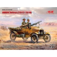 Сборная модель 1:35 фигур  водителей "ANZAC" (1917-1918) ICM35707
