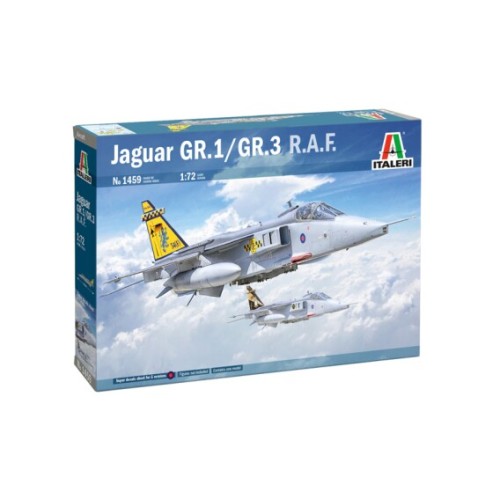 Збірна модель літака Збірна модель 1:72 Літак Jaguar GR.1: GR.3 SEPECAT Італері 1459 1:72