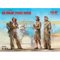 Збірна модель 1:32 Фігури жінки-пілоти на службі ВПС США (1943-1945) ICM 32108