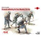 Фигуры и миниатюры Французская пехота в противогазах, 1916 (4 фигуры)