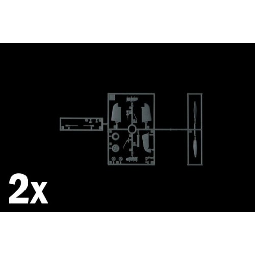 Сборная модель самолета Cборная модель 1:48 Самолет Hawker Hurricane Mk. IIC Италери 2828 1:48