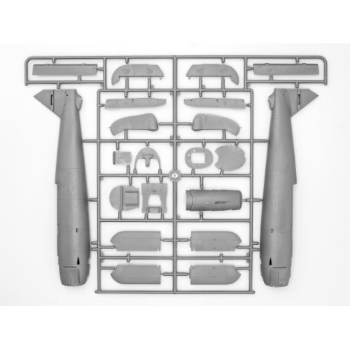 Збірна модель літака Збірна модель 1:48 Аеродром Люфтваффе (Друга світова війна) ICMDS4801 1:48