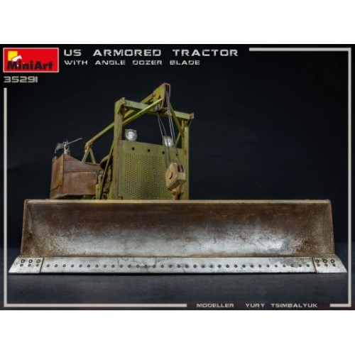 Бронетехніка та артилерія Збірна модель 1:35 Американський броньований трактор із бульдозерним відвалом MiniArt 35291