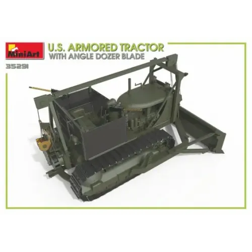 Бронетехника и артиллерия Американский бронированный бульдозер с ножевым отвалом