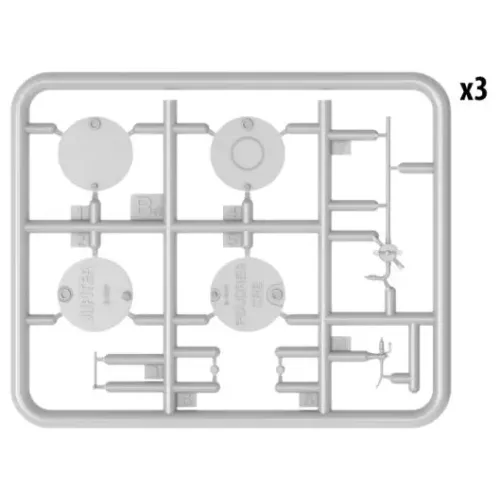 Наборы деталировки Сборная модель 1:35 Бочки для топлива и масла 1930-50-х годов МиниАрт 35613