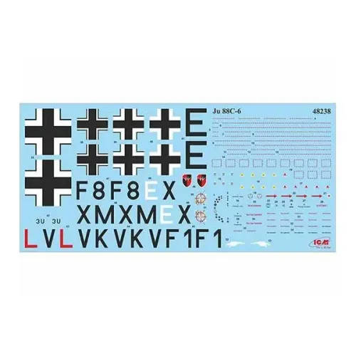 Збірна модель літака Ju 88С-6 1:48