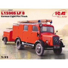 Сборная модель 1:35 Немецкий пожарный автомобиль L1500S LF 8 ICM 35527