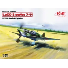 Збірна модель 1:48 Літак ЛаГГ-3 серії 7-11 ICM 48093