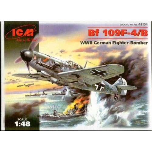 Сборная модель самолета Bf 109F-4:B 1:48