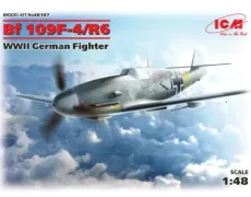Збірна модель 1:48 німецький винищувач Messerschmitt Bf 109F-4:R6 ICM 48107