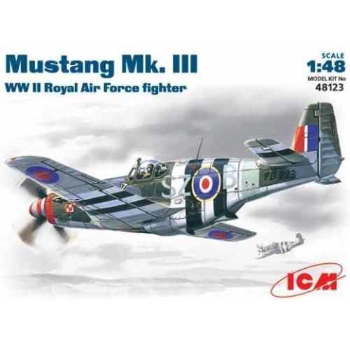 Сборная модель самолета Mustang Mk.III 1:48