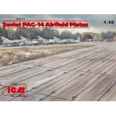Набір 1:48 Радянські аеродромні плити ПАГ-14 (32 шт.) ICM 48231