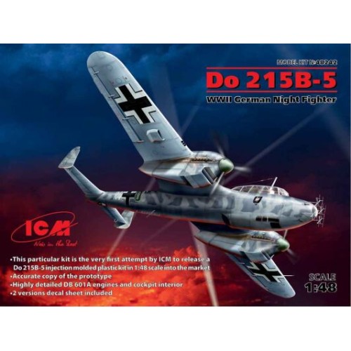Сборная модель самолета Do 215 B-5 1:48