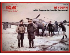 Bf 109F-4 with German Luftwaffe Personnel