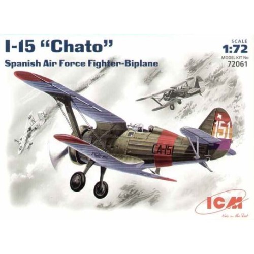 Сборная модель самолета I-15 "Chato" 1:72