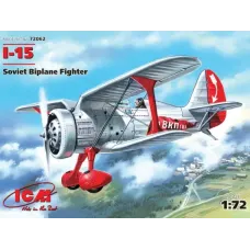 Збірна модель 1:72 Літак І-15 ICM 72062