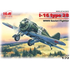 Сборная модель 1:72 Истребитель И-16 тип 28 ICM 72073