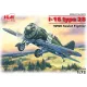Збірна модель літака Збірна модель 1:72 Винищувач І-16 тип 28 ICM 72073 1:72