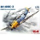 Сборная модель 1:72 немецкий истребитель Мессершмитт Bf 109 E3 ICM 72131