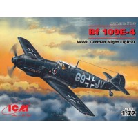 Сборная модель 1:72 Самолет Мессершмитт Bf 109E-4 ICM 72134
