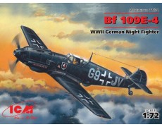 Збірна модель 1:72 Літак Messerschmitt Bf 109E-4 ICM 72134