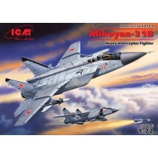 Збірна модель 1:72 Винищувач МіГ-31 Foxhound ICM 72151