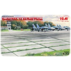 Збірна модель 1:72 Радянські аеродромні плити ПАГ-14 (32 шт.) ICM 72214