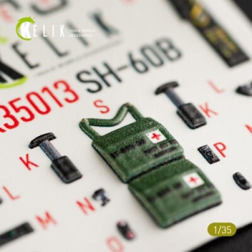 Декали SH-60B 3D декаль интерьер для комплекта Kitty Hawk 1:35 КЕЛИК K35013