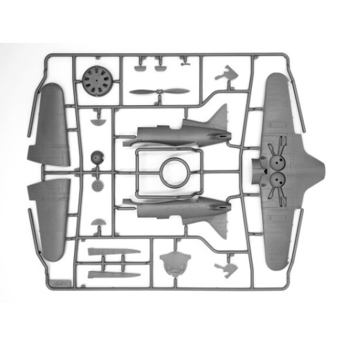 Сборная модель самолета Сборная модель 1:48 Самолет И-16 тип 24 ICM 48097 1:48