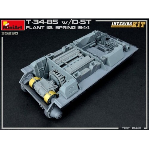 Бронетехника и артиллерия Танк Т-34-85 с пушкой Д-5Т (Завод 112) весна 1944 год с интерьером