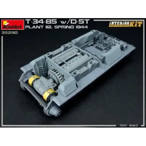 Бронетехника и артиллерия Танк Т-34-85 с пушкой Д-5Т (Завод 112) весна 1944 год с интерьером