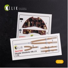 Gloster Gladiator Mk.I:II 3D декаль интерьер для комплекта ICM 1:32 КЕЛИК K32001