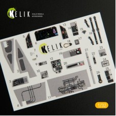 F-35C 3D декаль интерьер для комплекта Trumpeter 1:32 КЕЛИК K32009