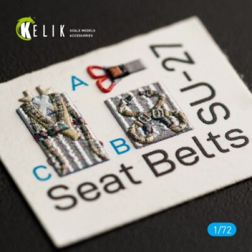 Декалі SU-27 3D декаль інтер'єр для комплекту Trumpeter 1:72 KELIK K72040