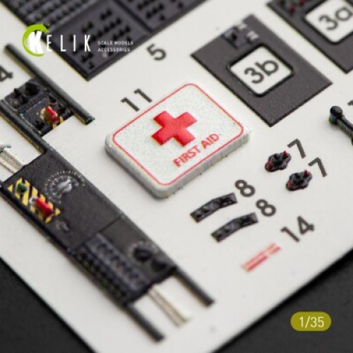 Декали CH-54A Tarhe 3D декаль интерьер для комплекта ICM 1:35 КЕЛИК K35009