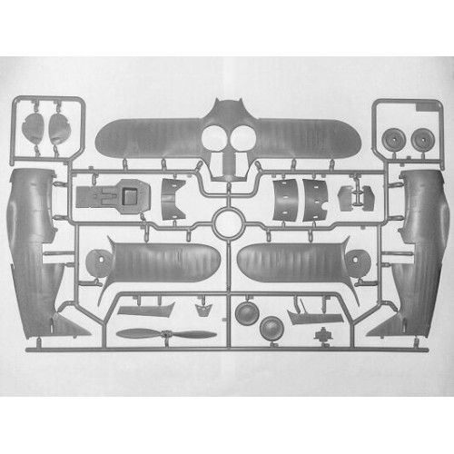 Збірна модель літака Збірна модель 1:32 Радянський винищувач Полікарпів I-153 "Чайка", ICM32010 1:32
