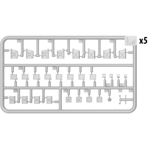 Наборы деталировки Сборная модель 1:48 Канистры союзников времен Второй мировой войны МиниАрт 49003