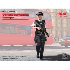 Сборная модель 1:16 Фигура Женщина-офицер британской полиции ICM 16009
