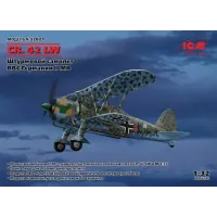 Сборная модель 1:32 Истребитель-биплан CR. 42 LW ICM 32021