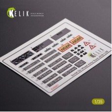 Kamaz 4310 3D декаль интерьер и экстерьер для любой комплектации 1:35 КЕЛИК K35001