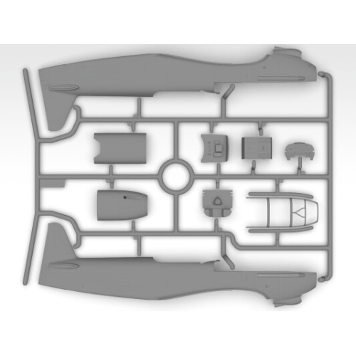 Збірна модель літака Збірна модель 1:32 Радянський винищувач Як-9К ICM 32091 1:32