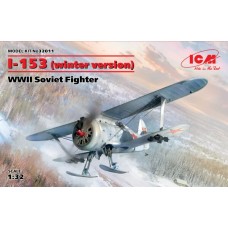 Истребитель Поликарпов И-153 "Чайка", 2 СВ (зимний вариант) (ICM 32011)